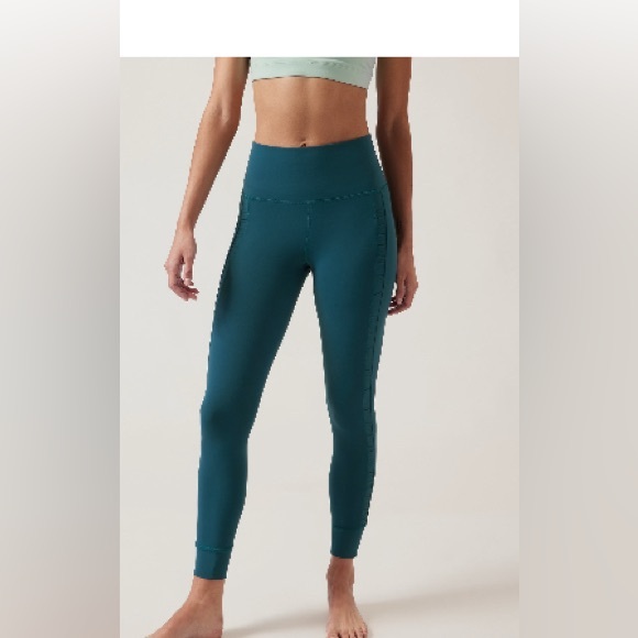 Athleta Pants - Athleta Teal Blue Leggings NWT        MSRP $119.00 size S